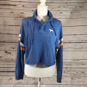 Victoria’s Secret Pink Long Sleeve Crop top Sz XS